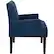 Left Zoom. WorkSmart - Main Street Contemporary Woven Armchair - Indigo.