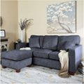 Alt View Zoom 13. OSP Home Furnishings - Russell L-Shape Sectional Sofa - Navy.