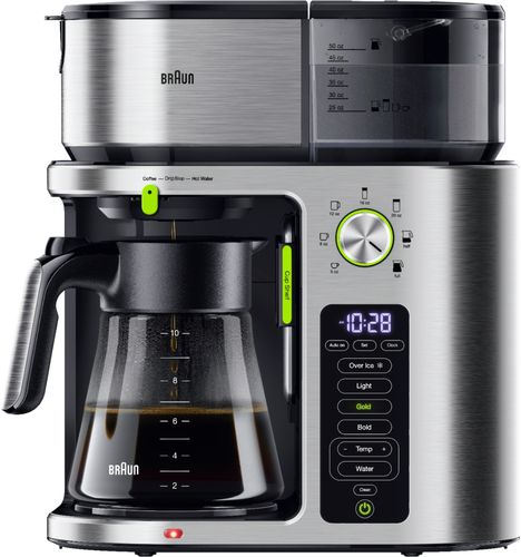 Braun - MultiServe 10-Cup Coffee Maker - Stainless Steel was $299.99 now $234.99 (22.0% off)