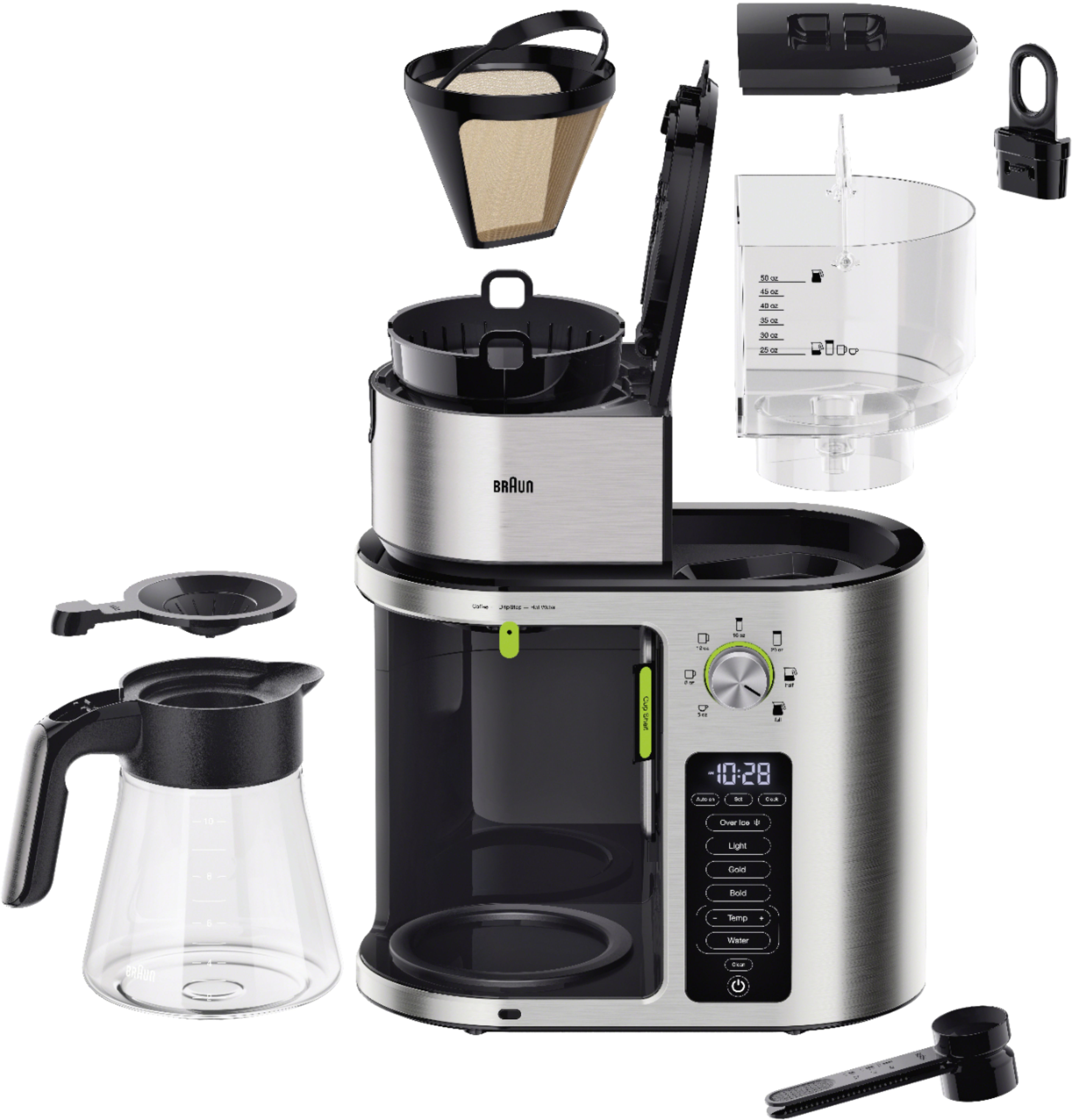 Best Buy: Braun MultiServe 10-Cup Coffee Maker Stainless Steel