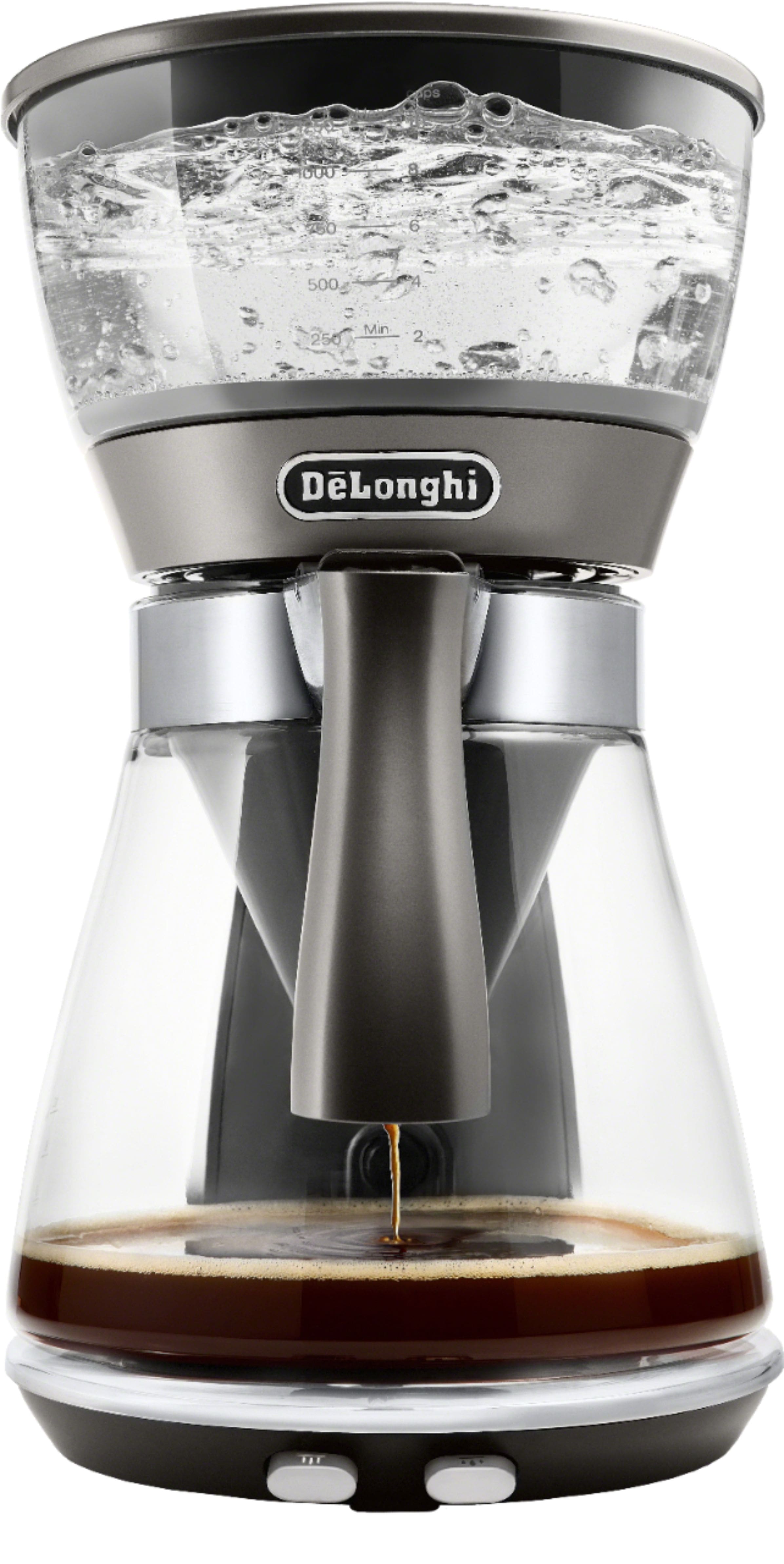 De'Longhi - 8-Cup Coffee Maker - Silver Metallic - Front_Zoom