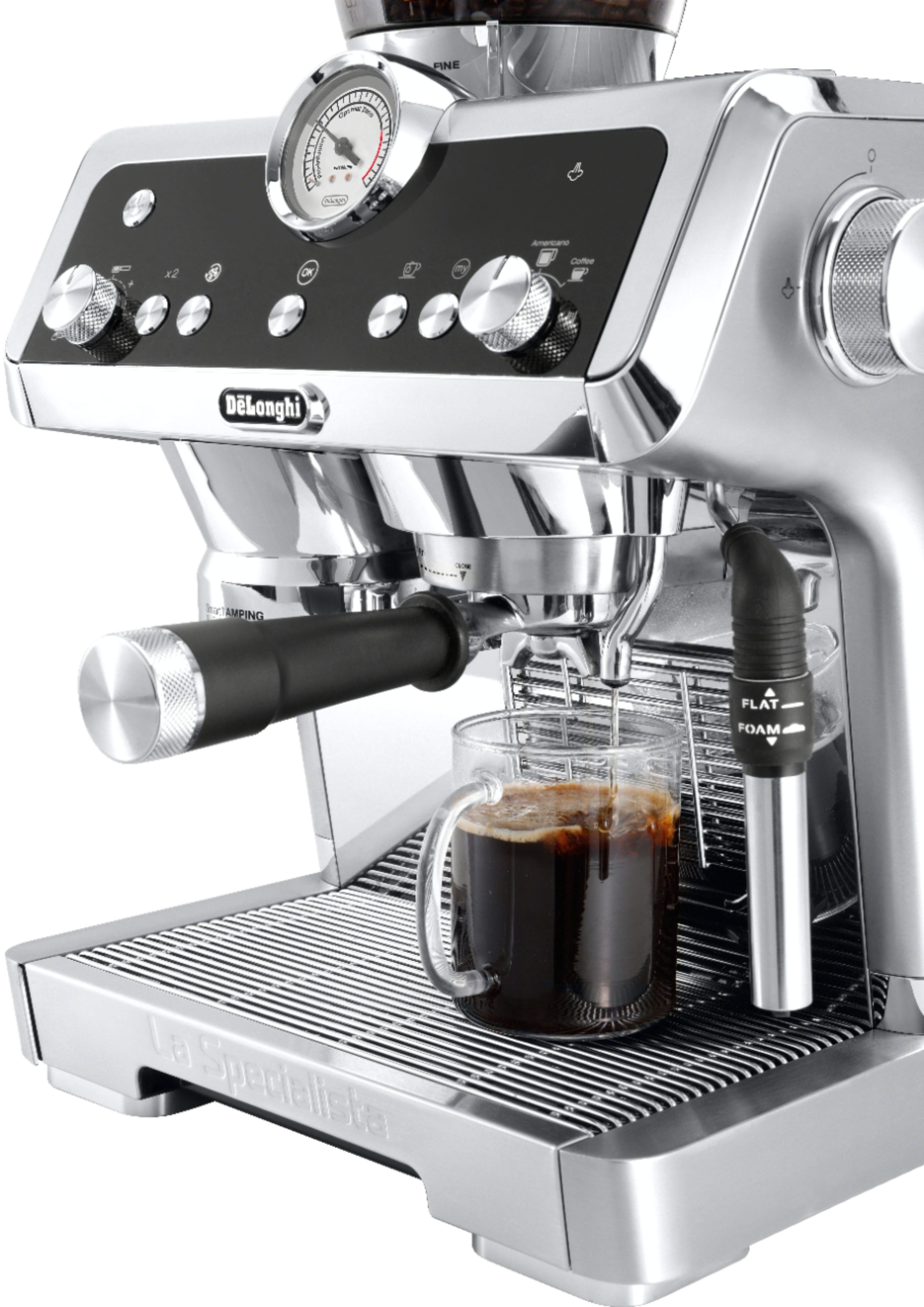 Best Buy: De'Longhi La Specialista Espresso Machine with 19 bars of  pressure and Milk Frother Stainless Steel EC9335M