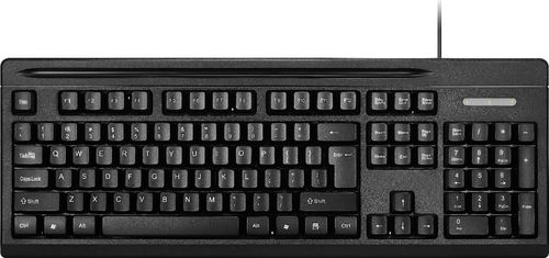 Dynex™ - DX-PKBLC Wired Membrane Keyboard - Black