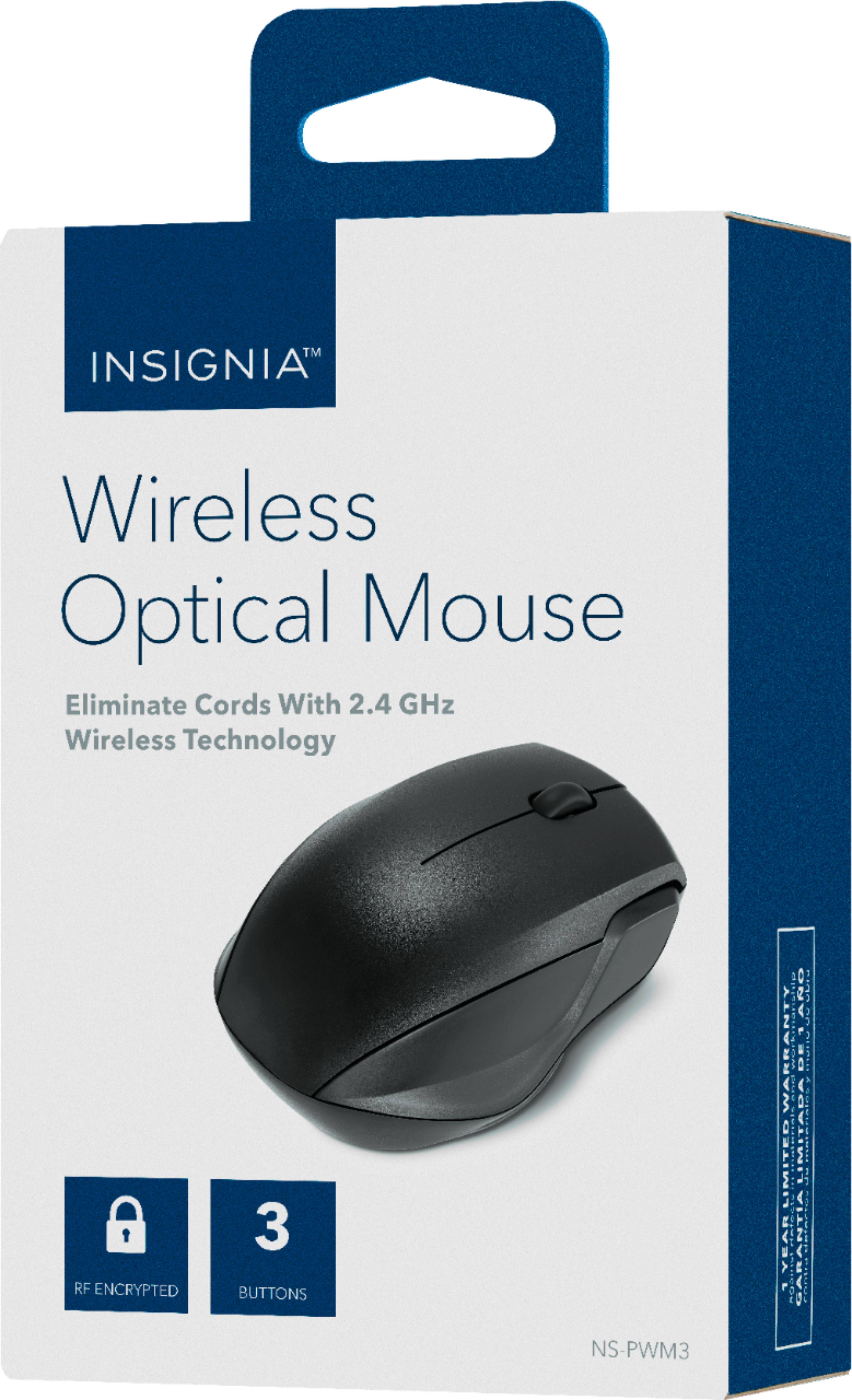 Lot 3X Insignia Wireless Optical 3 Buttons Mouse For PC/ Mac - Souris sans  fil