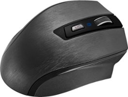 Insignia™ - Dual-Mode WirelessOptical Standard Mouse - Black - Front_Zoom