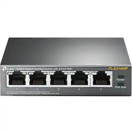 TP-Link - 5-Port 10/100/1000 Gigabit Switch - Gray