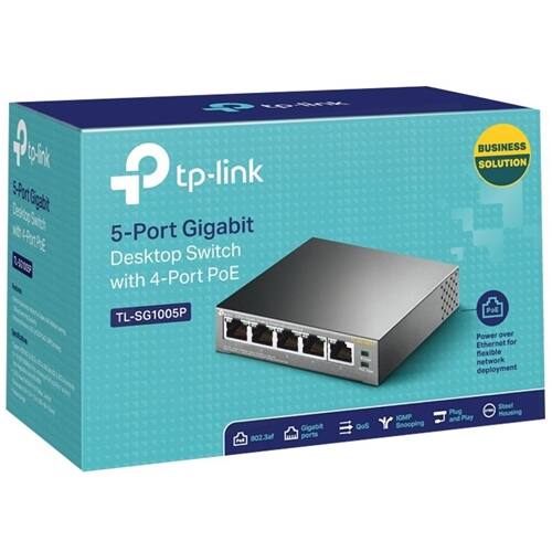 Alt View 13. TP-Link - 5-Port 10/100/1000 Gigabit Switch - Gray.