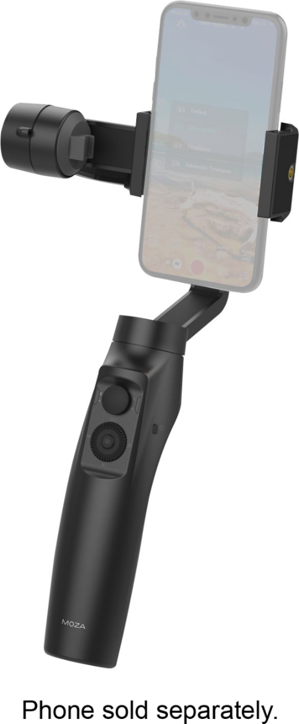 Left View: Moza - Mini-MI 3-Axis Handheld Gimbal Stabilizer for Most Mobile Phones