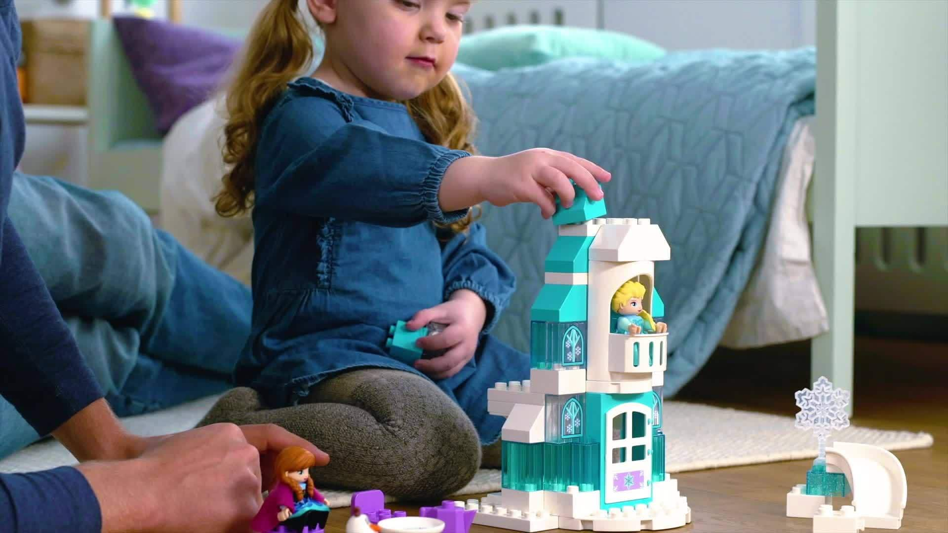 lego frozen castle duplo