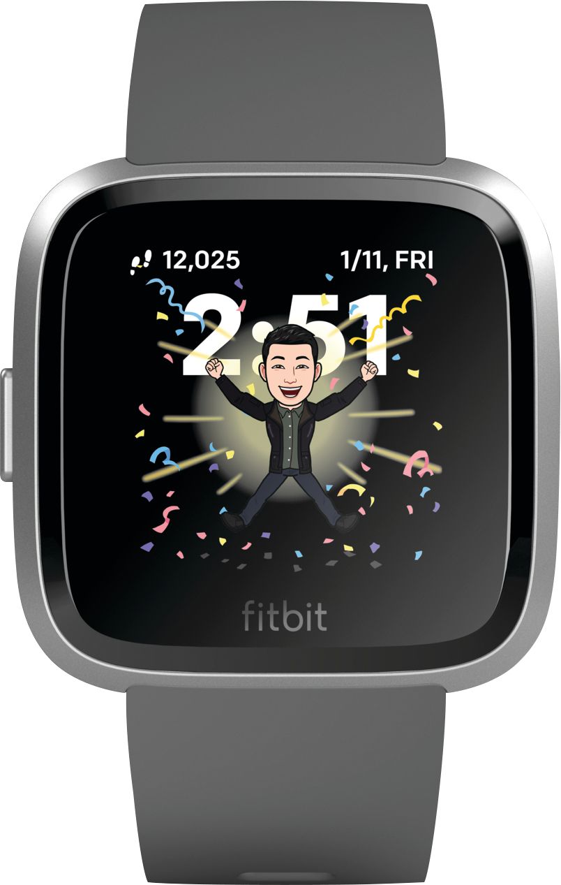 Customer Reviews: Fitbit Versa Lite Edition Smartwatch Silver with ...
