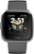 Alt View Zoom 11. Fitbit - Versa Lite Edition Smartwatch - Silver with Charcoal Silicone Band.