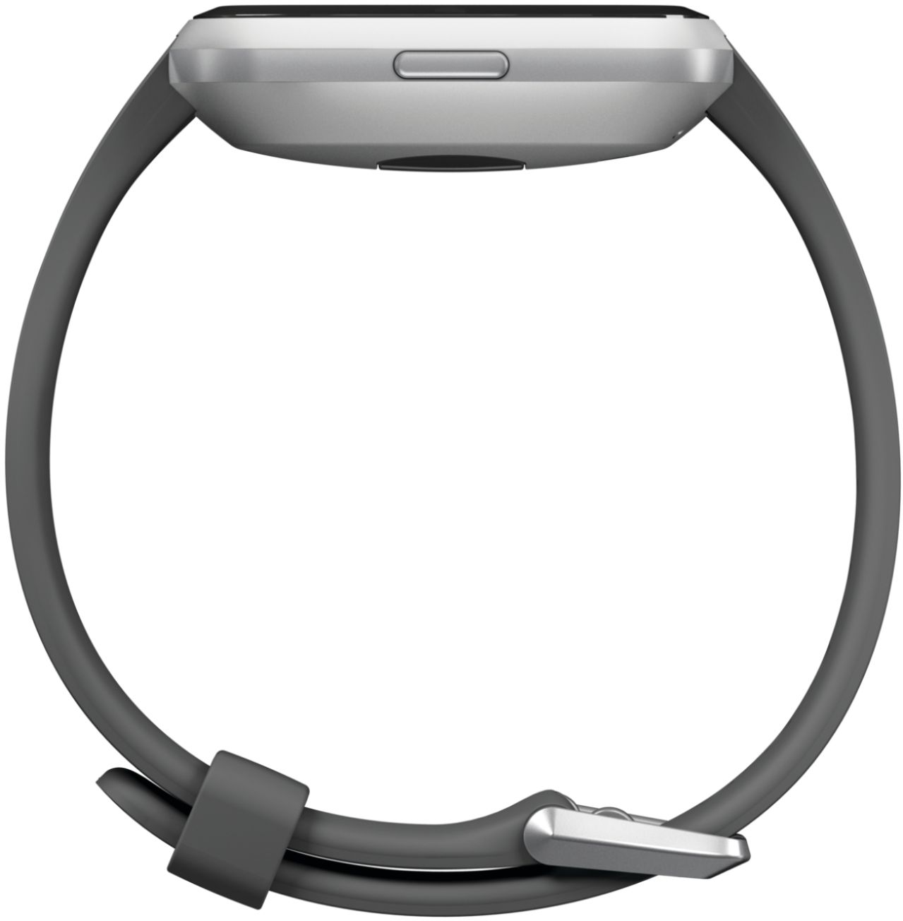 Best Buy: Fitbit Versa Lite Edition Smartwatch Silver with Charcoal ...