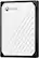 Left. WD - Gaming Drive Accelerated for Xbox One 500GB External USB 3.0 Portable Solid State Drive - White With Black Trim.
