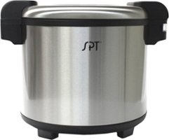 Sunpentown - 80-cup Rice Warmer - Stainless Steel - Front_Zoom