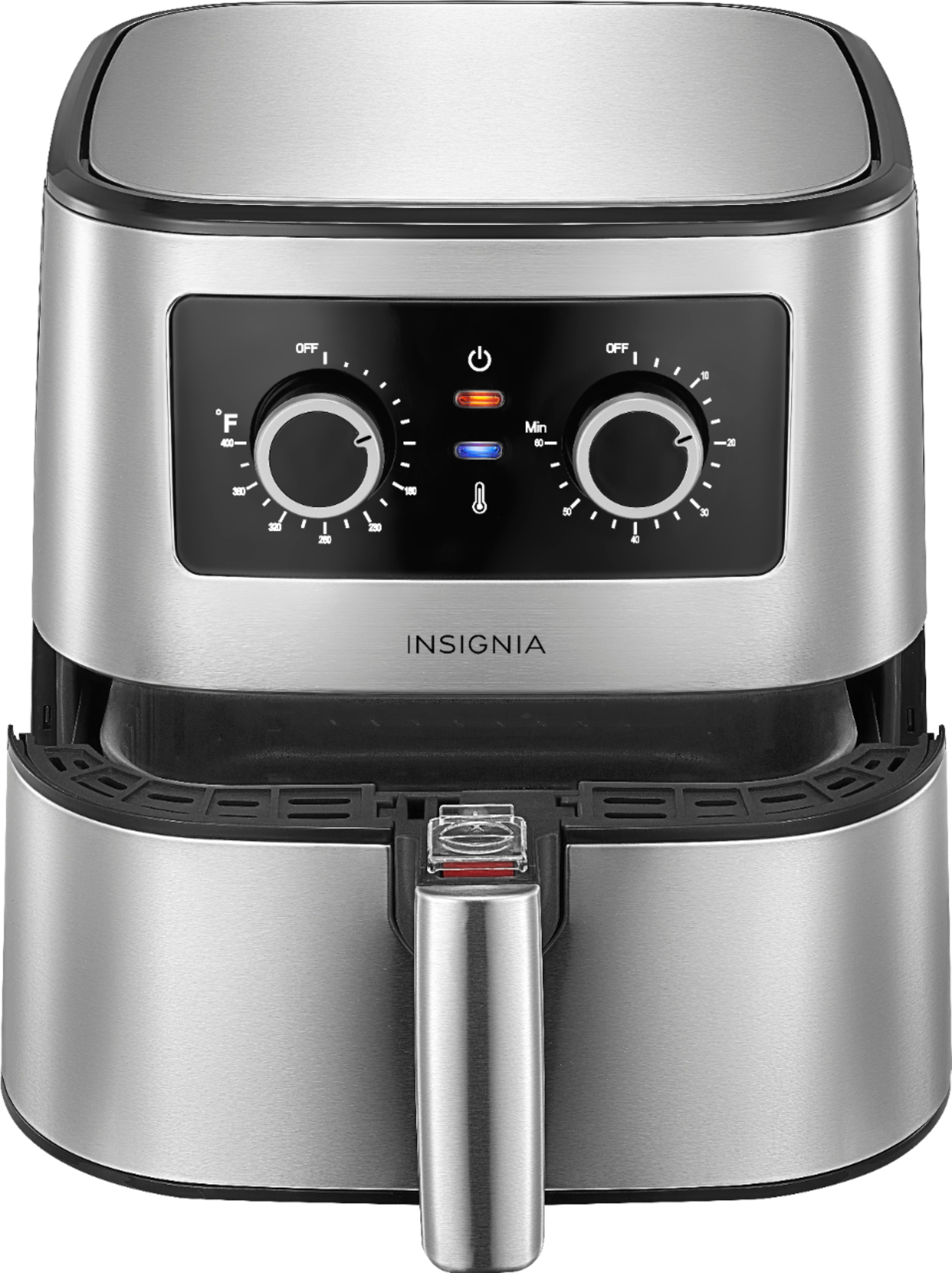 Insignia™ – 5-qt. Analog Air Fryer – Stainless Steel $39.99