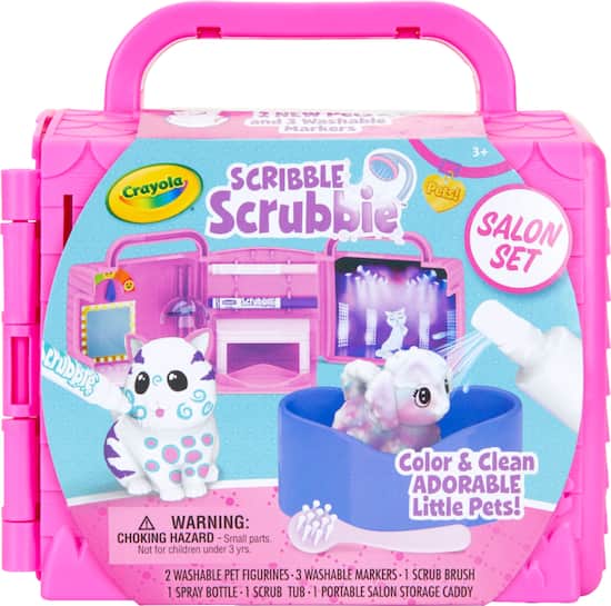 Crayola Scribble Scrubbie Pet Salon Play Set 74 7304 Best Buy