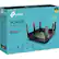 Alt View 11. TP-Link - Archer AC4000 Tri-Band Wi-Fi 5 Router - Black.