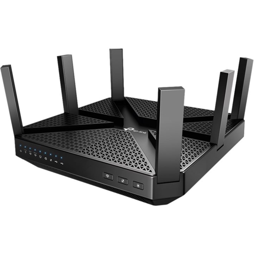 Left View: Linksys - Dual-Band AX5400 WiFi 6 Router (E9450)