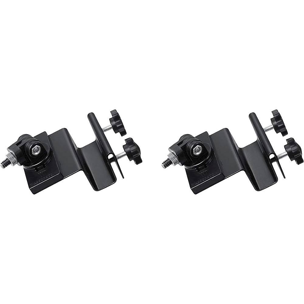 Left View: Wasserstein - Gutter Mount for Blink XT2 Security Camera and New Blink Outdoor (2-Pack) - Black