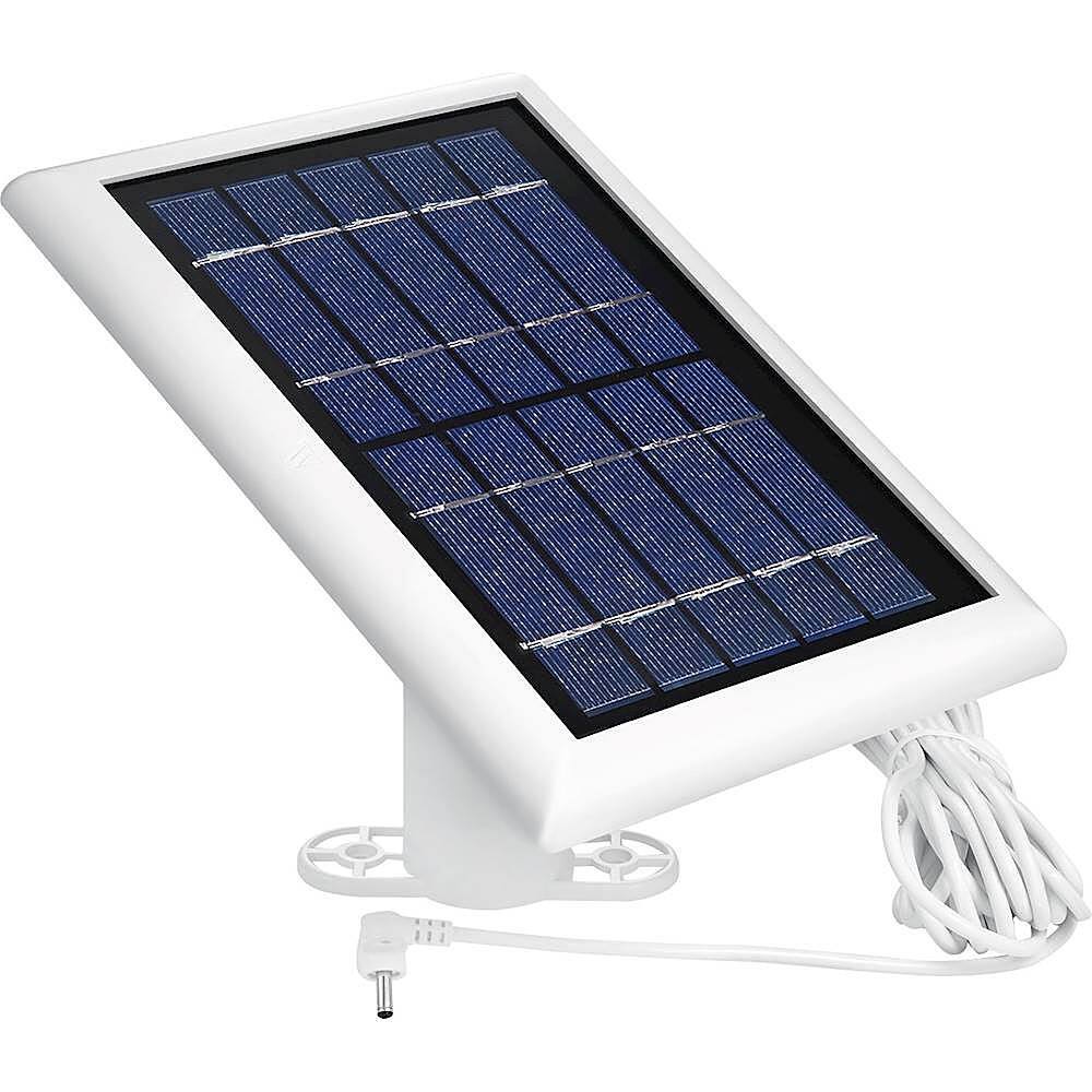 Alt View 16. Wasserstein - Solar Panel for Ring Spotlight and Ring Stick Up Surveillance Camera (2-Pack) - White.
