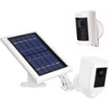 Alt View Zoom 1. Wasserstein - Solar Panel for Ring Spotlight and Ring Stick Up Surveillance Camera (2-Pack) - White.