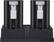 Front. Wasserstein - Battery Charging Station and 2 Batteries for Select Ring Rechargeable Batteries - Black.
