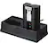 Alt View 14. Wasserstein - Battery Charging Station and 1 Battery for Select Ring Rechargeable Batteries - Black.