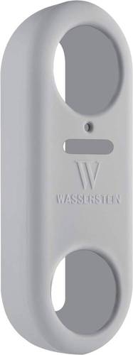 Wasserstein - Protective Silicone Skin for Nest Hello Video Doorbell - Gray