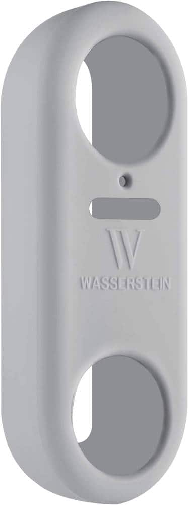 Angle View: Wasserstein - Protective Silicone Skin for Nest Hello Video Doorbell - Gray