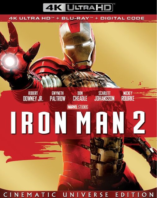 Iron Man 2 [Includes Digital Copy] [4K Ultra HD Blu-ray/Blu-ray] [2010] -  Best Buy