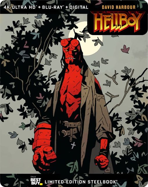Front Standard. Hellboy [SteelBook] [Includes Digital Copy] [4K Ultra HD Blu-ray/Blu-ray] [Only @ Best Buy] [2019].