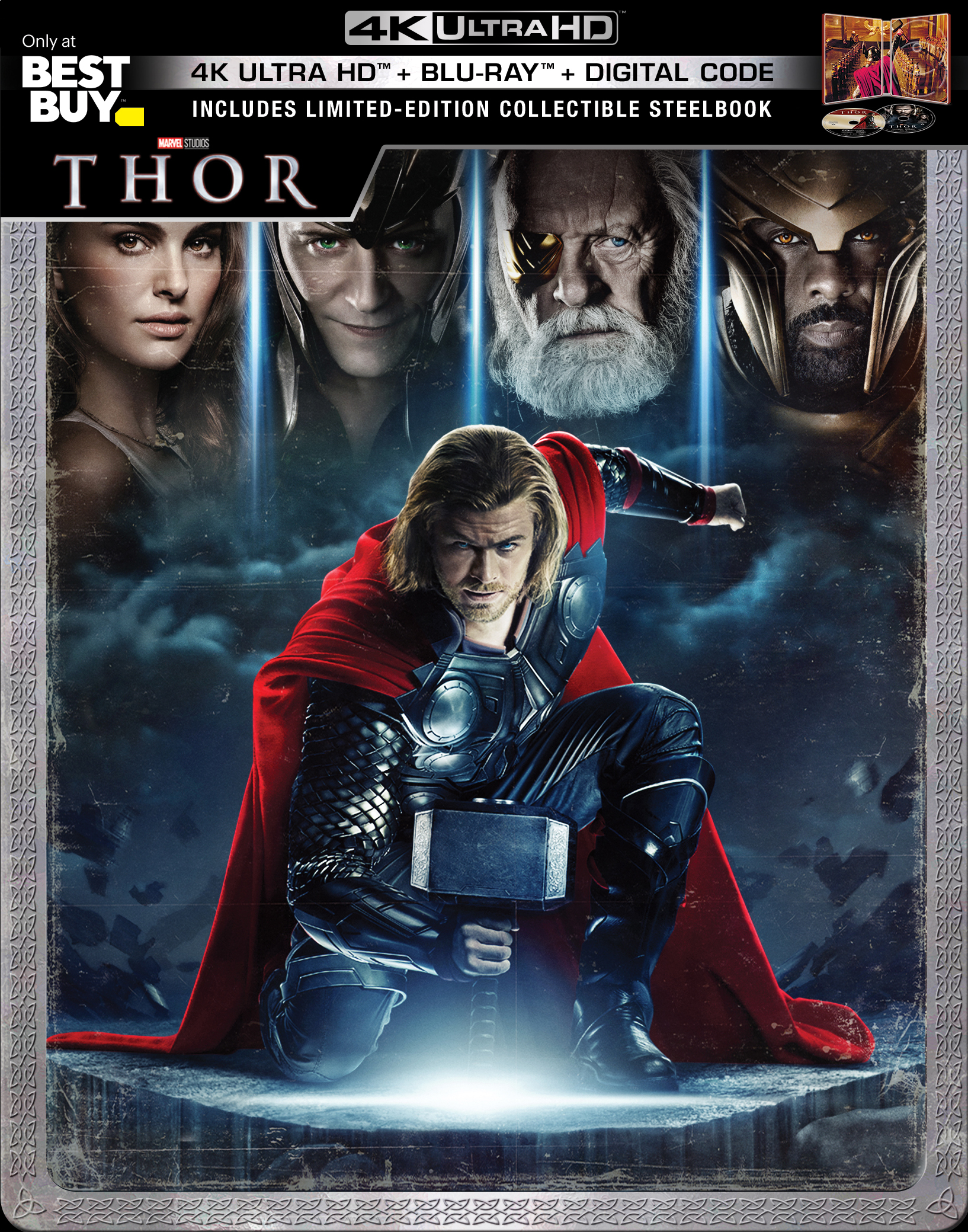 Thor: Love and Thunder (Walmart Exclusive) (4K Ultra HD + Blu-ray + Digital  Code) Limited Edition Collectable Pin 