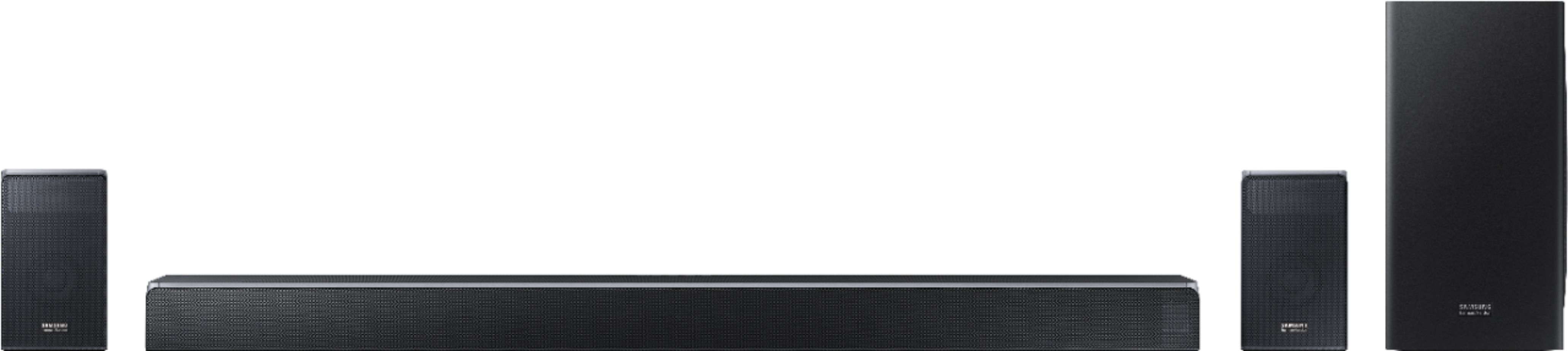 fordrejer efterspørgsel kandidat Best Buy: Samsung 7.1.4-Channel 512W Soundbar System with 8" Wireless  Subwoofer and Dolby Atmos Natural Gray HW-Q90R/ZA