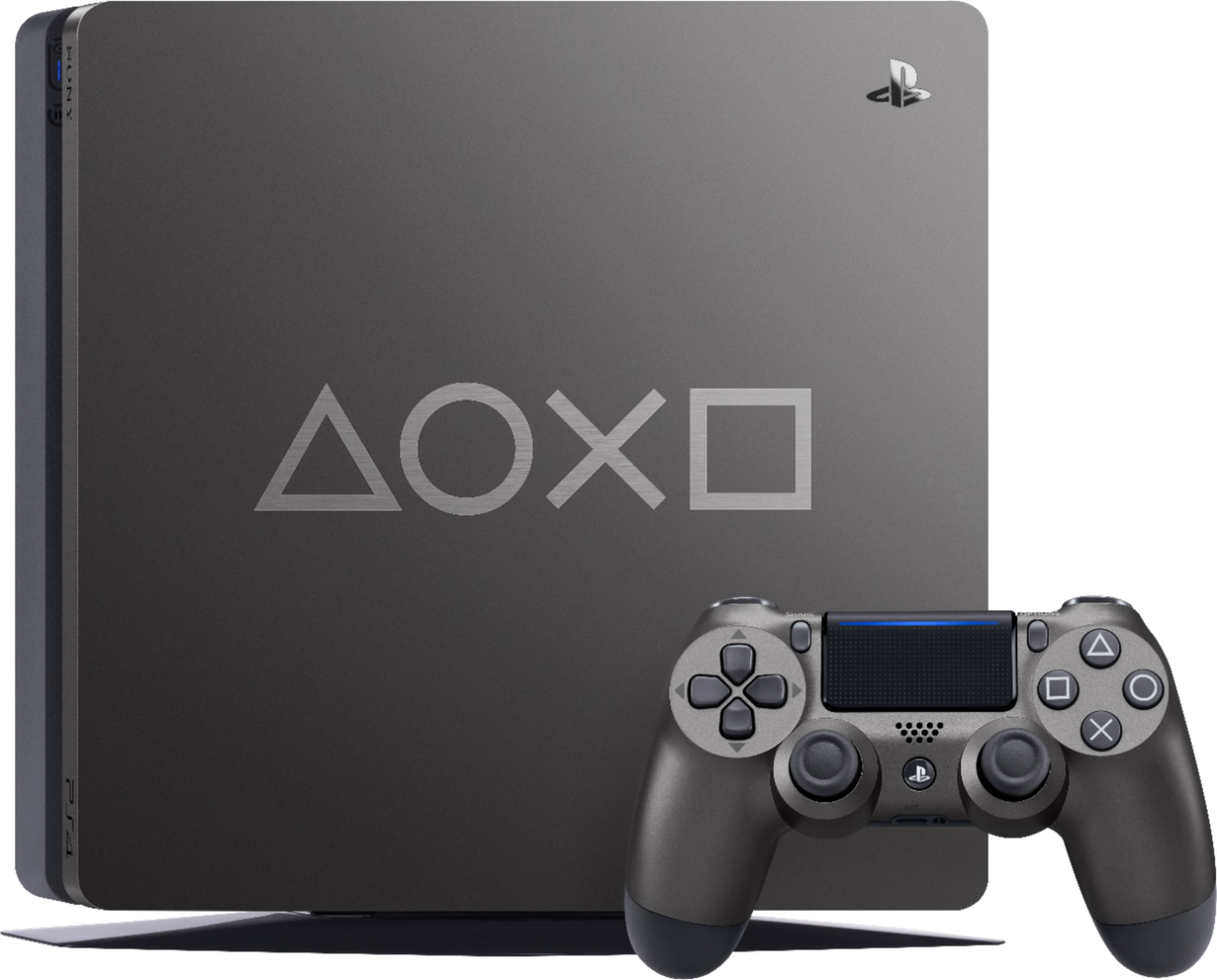 Best Buy: Sony PlayStation 4 Days of Play Limited Edition 1TB Console Steel  Black 3003979