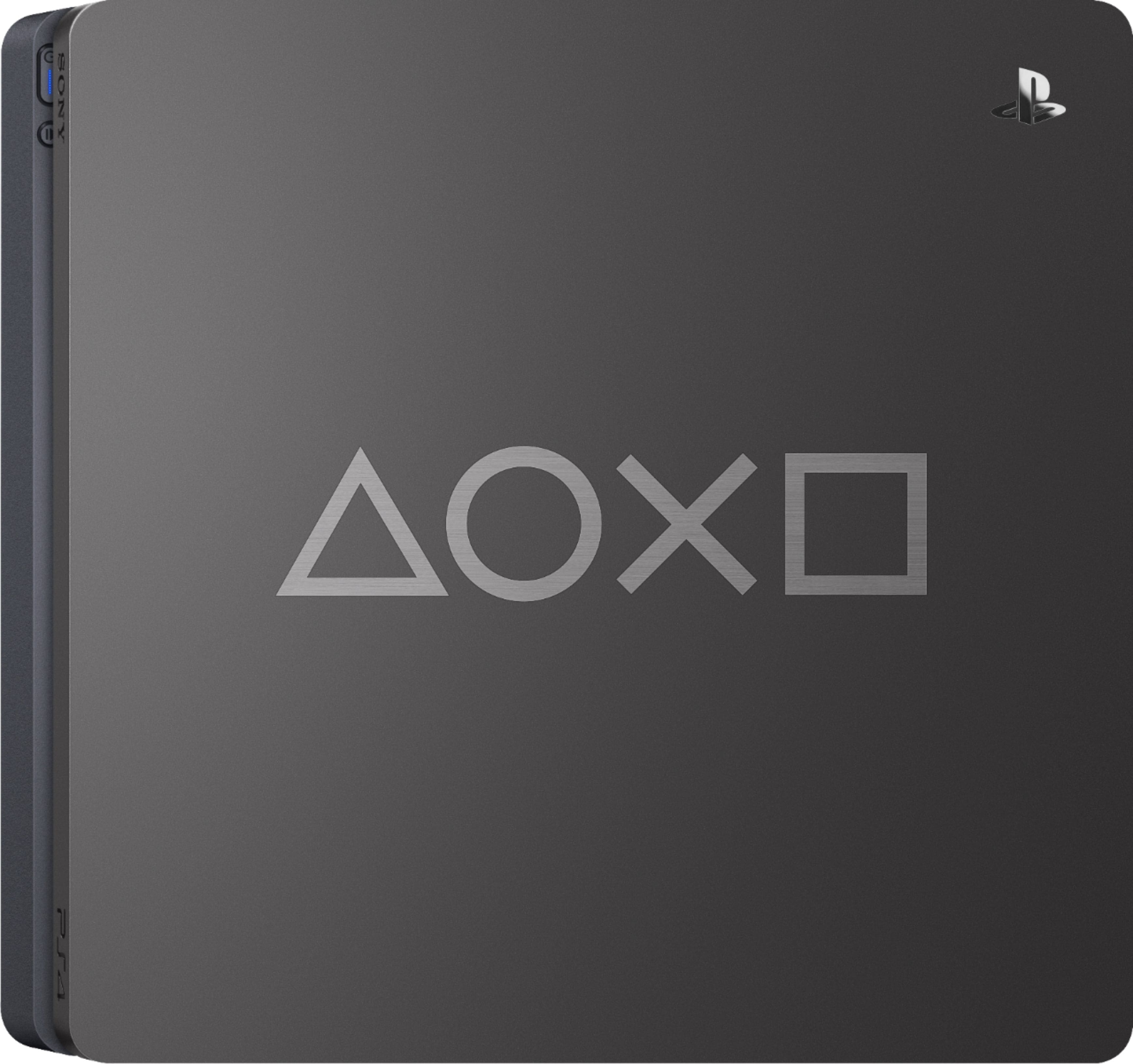 Best Buy: Sony PlayStation 4 Days of Play Limited Edition 1TB Console Steel  Black 3003979