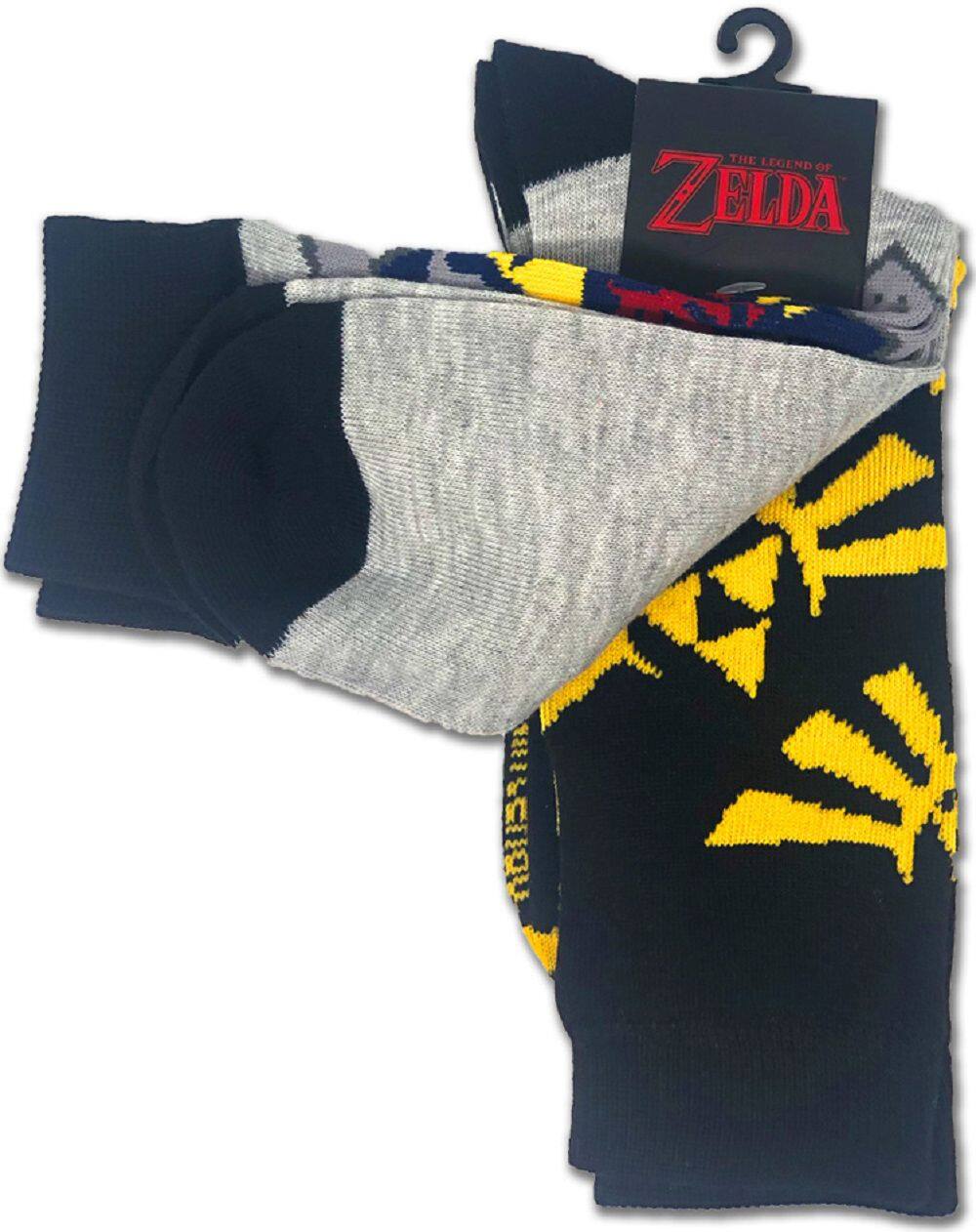 Best Buy: The Legend of Zelda Casual Crew Socks (2-Pack) Multi XS89R1NTN