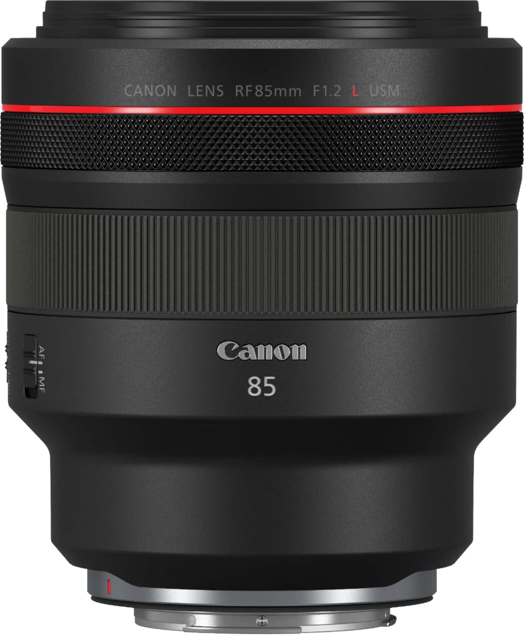 Canon RF85mm F1.2 L USM Mid-Telephoto Prime Lens for EOS R-Series 