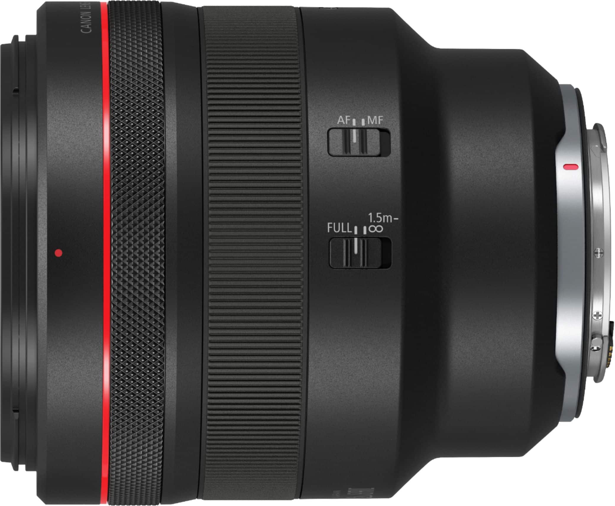 Alt View 11. Canon - RF85mm F1.2 L USM Mid-Telephoto Prime Lens for EOS R-Series Cameras - Black.