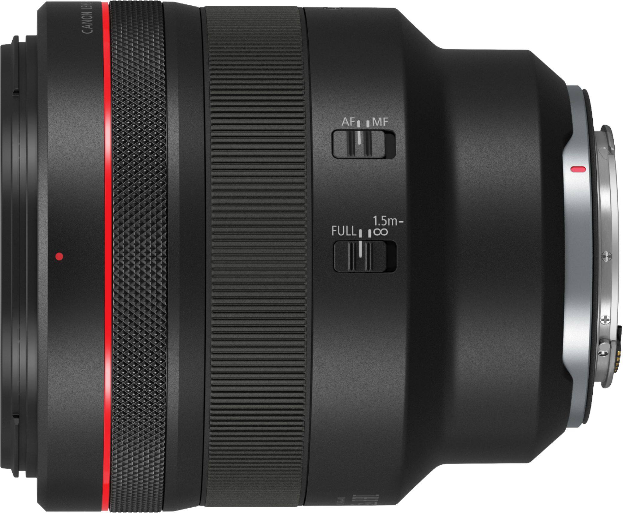 Alt View 11. Canon - RF85mm F1.2 L USM Mid-Telephoto Prime Lens for EOS R-Series Cameras - Black.