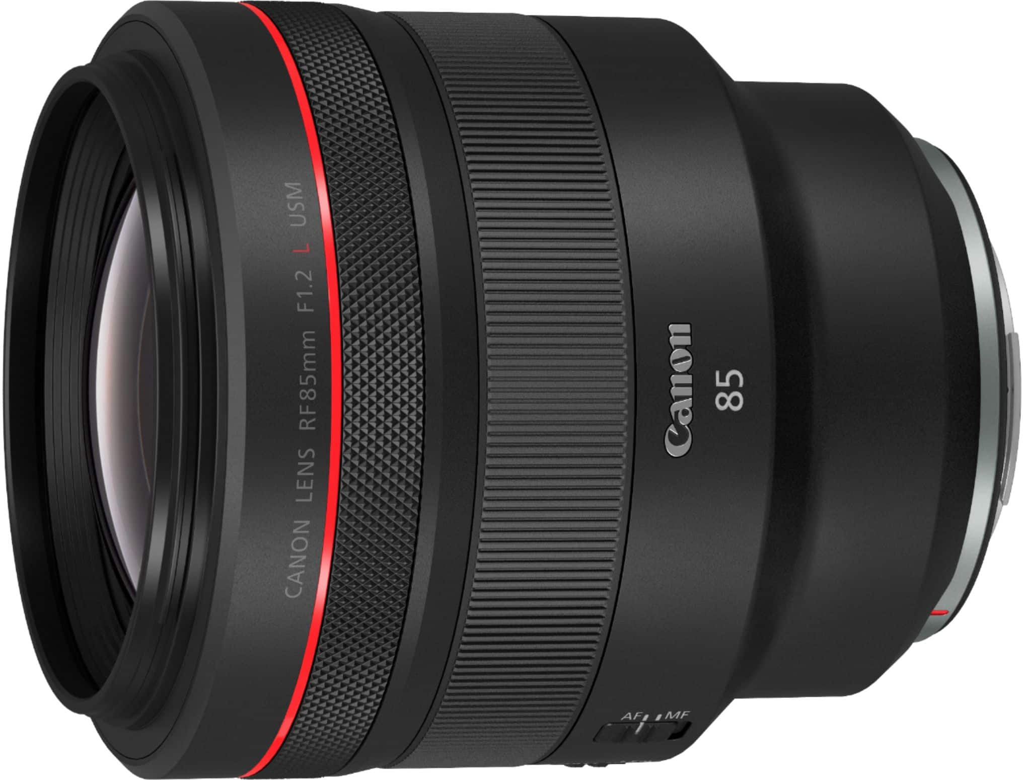 Canon RF85mm F1.2 L USM Mid-Telephoto Prime Lens for EOS R-Series Cameras  Black 3447C002 - Best Buy