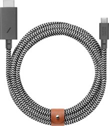 Native Union - 10' External C to HDMI 4k Cable - Zebra - Front_Zoom