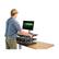 Alt View 11. Uncaged Ergonomics - CHANGEdesk Laminate Standing Desk Converter With Adjustable Height - Black.