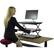 Alt View 19. Uncaged Ergonomics - CHANGEdesk Laminate Standing Desk Converter With Adjustable Height - Black.