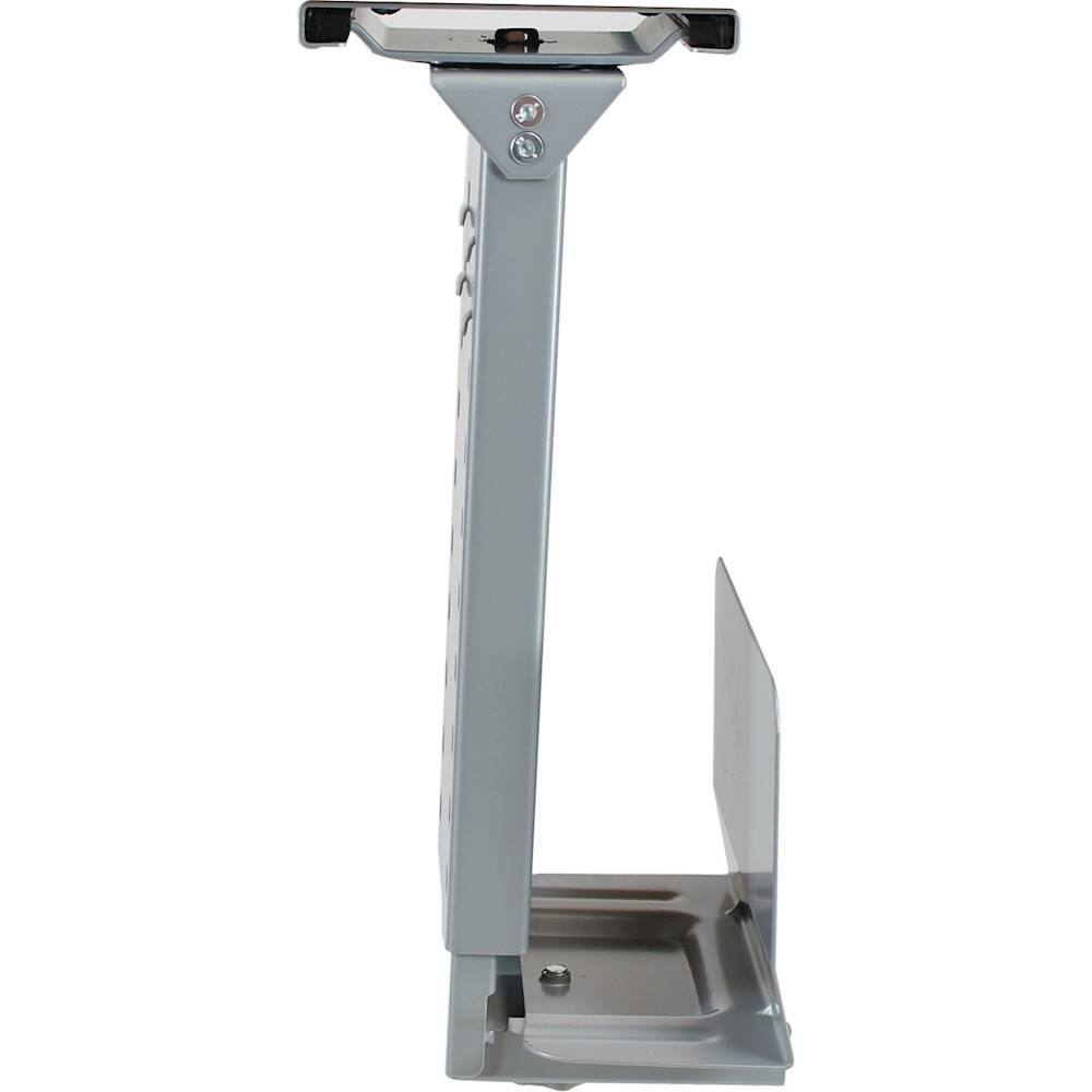Front. Uncaged Ergonomics - Under-Desk CPU Holder - Neutral Gray.