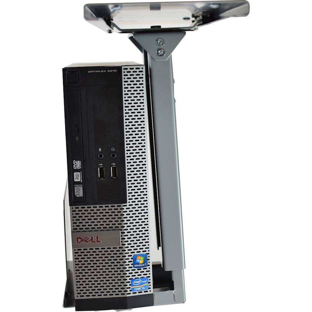 Alt View 13. Uncaged Ergonomics - Under-Desk CPU Holder - Neutral Gray.