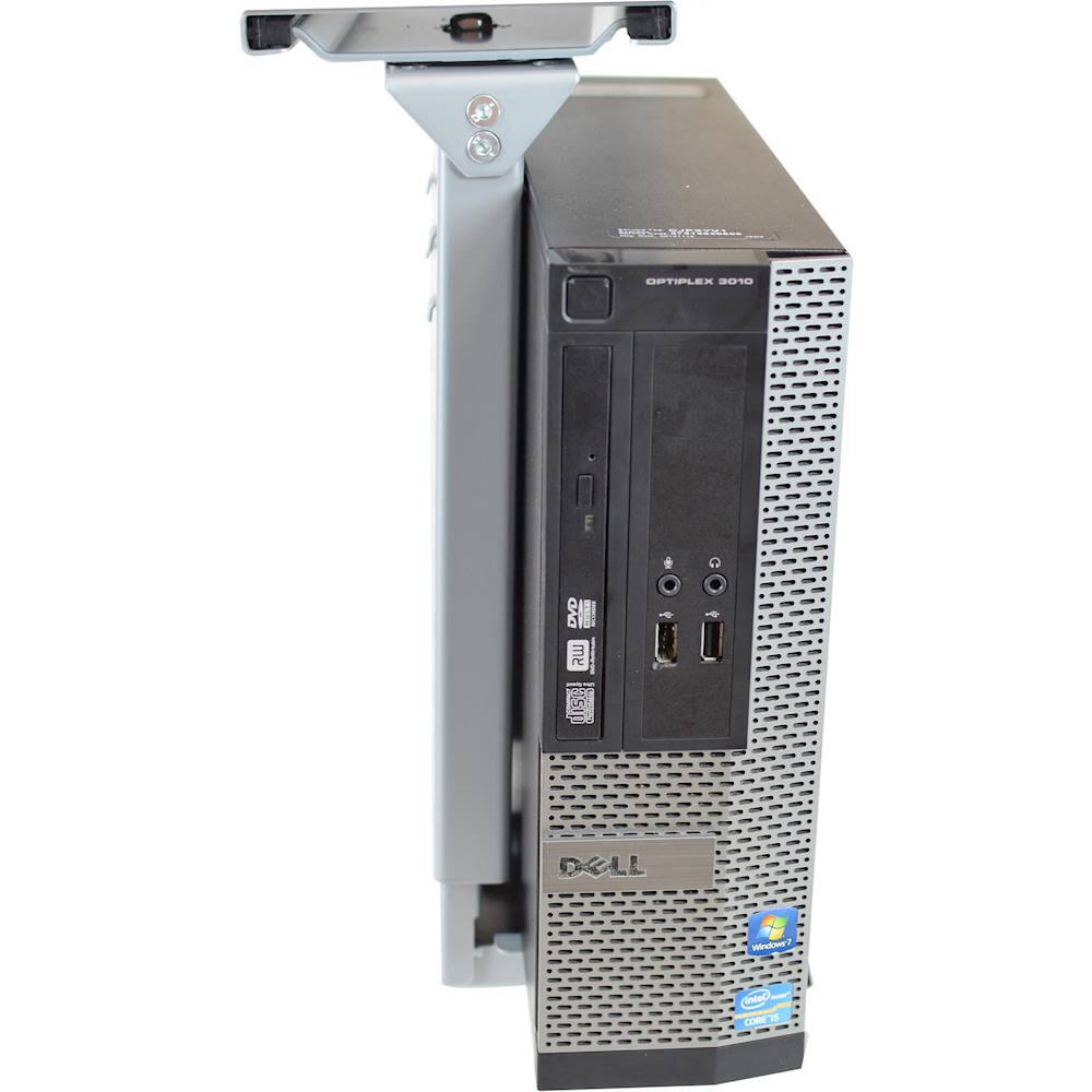 Alt View 15. Uncaged Ergonomics - Under-Desk CPU Holder - Neutral Gray.