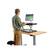 Alt View 12. Uncaged Ergonomics - CHANGEdesk MDF Standing Desk Converter With Adjustable Height - Black.