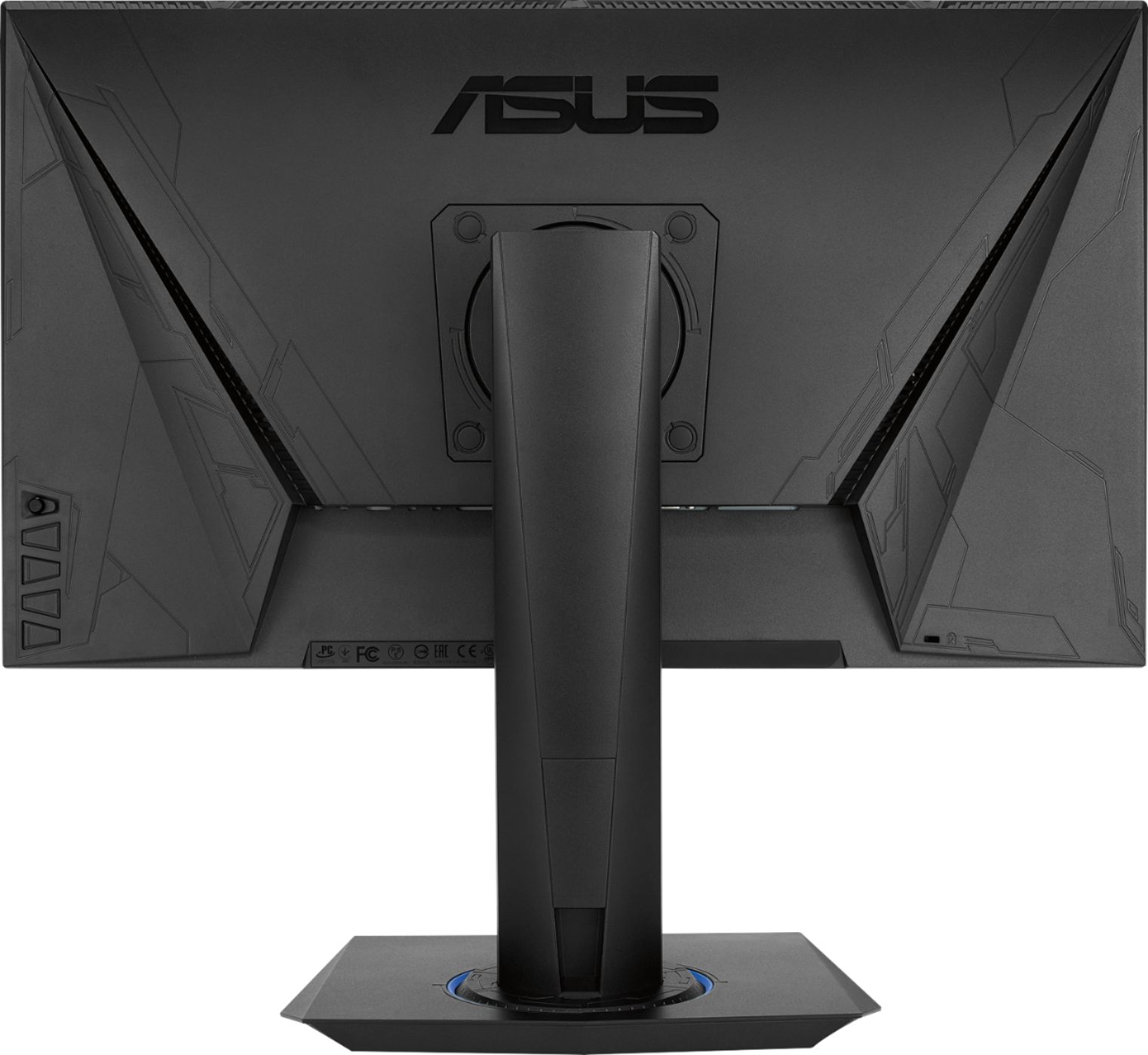 Back View: ASUS - Geek Squad Certified Refurbished 24" LED FHD FreeSync Monitor - Black