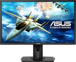 ASUS - Geek Squad Certified Refurbished 24" LED FHD FreeSync Monitor - Black - Front_Zoom