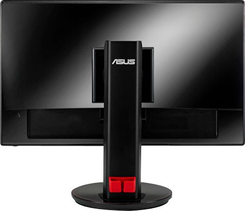 Back View: ASUS - Geek Squad Certified Refurbished 24" LED FHD Monitor - Black